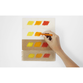 Caran d'Ache Neocolor I Water-Resistant Wax Pastel - Box of 10 Metallic, drawing swatches