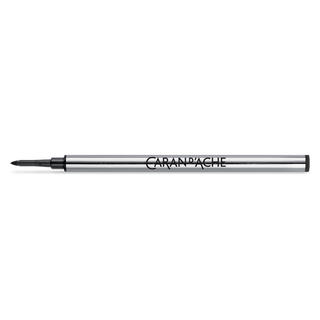 Caran d'Ache Rollerball Pen Fineliner Fine Tip Refill – Black fineliner refill shown horizontally