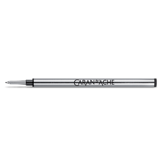 Caran d'Ache Rollerball Pen Fineliner Medium Tip Refill – Black fineliner refill shown horizontally