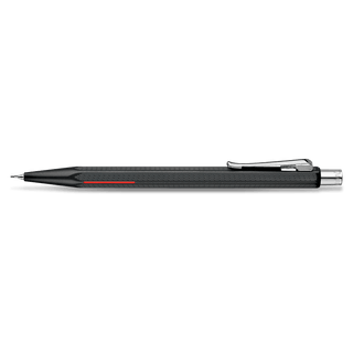Caran d'Ache Ecridor™ Racing Mechanical Pencil black chrome with guillochage and red lacquer stripe
