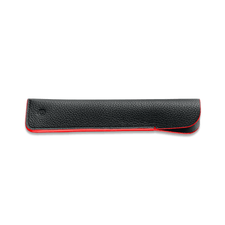 Caran d'Ache Ecridor™ Racing Ballpoint Pen & Leather Case with black textured leather sleeve