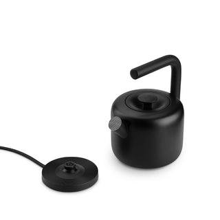 Fellow Clyde Electric Kettle (120V) (1500ml/50oz) matte black stainless steel with curved spout and base station
