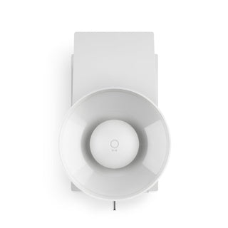 FELLOW Opus Conical Burr Grinder (120V) top view showing white hopper and sleek modern design