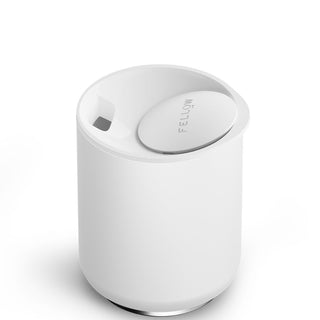 FELLOW Rocky Lowball Tumbler (10oz/296ml) white stainless steel with magnetic BPA-free lid