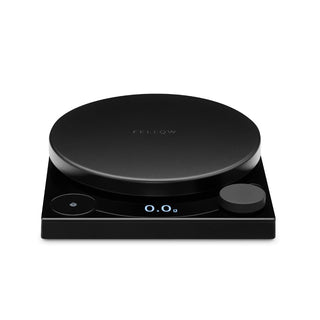 Fellow Tally Pro Precision Scale (Studio Edition) in black with digital display and sleek control dial