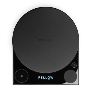 Fellow Tally Pro Precision Scale (Studio Edition) with sleek black silicon top and digital display