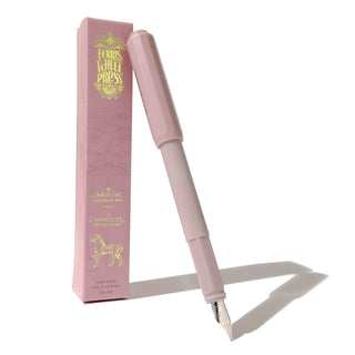 The Carousel Fountain Pen - Lady Rose - FP | Ferris Wheel Press in soft pink with gold accented box by ferris wheel press