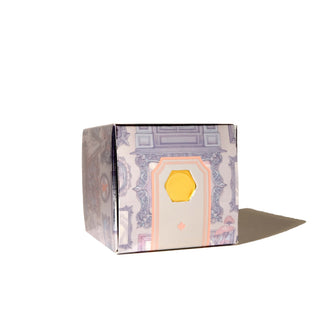 Decorative box packaging for Adventurine Fountain Pen Inks - 20ml Bottled | Ferris Wheel Press with pastel pattern design