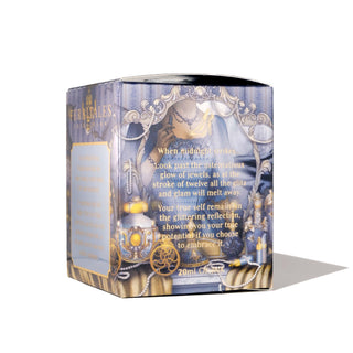 Glistening Glass Fountain Pen Inks - 20ml Bottled | Ferris Wheel Press decorative ink packaging with ornate jewel design