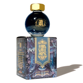 Lapis Lullabies Fountain Pen Inks - 20ml Bottled | Ferris Wheel Press ink bottle with decorative packaging by ferris wheel press