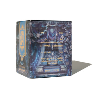 Lapis Lullabies Fountain Pen Inks - 20ml Bottled | Ferris Wheel Press packaging with blue and gold decorative design.