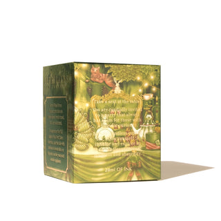 Twinkling Tea Party Fountain Pen Inks - 20ml Bottled | Ferris Wheel Press box with whimsical tea party illustration and warm lights