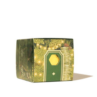 Decorative green packaging box with nature and light illustrations for Twinkling Tea Party Fountain Pen Inks - 20ml Bottled | Ferris Wheel Press