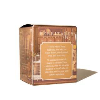 Packaging box for Workshop Wishes Fountain Pen Inks - 20ml Bottled | Ferris Wheel Press by ferris wheel press
