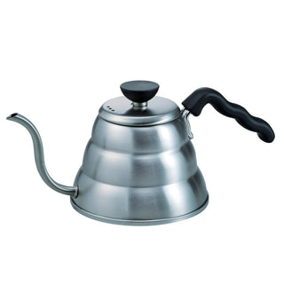 HARIO Buono Kettle 1000ml stainless steel with curved gooseneck spout and black handle
