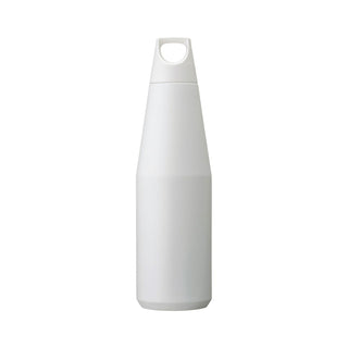 KINTO TRAIL Tumbler 1080ml white stainless steel travel bottle with handle loop and matte finish