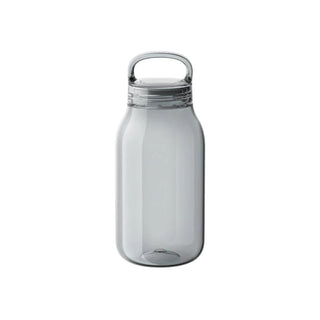 KINTO WATER Bottle 300ml with clear copolyester body and silicone lid, minimalist travel tumbler design