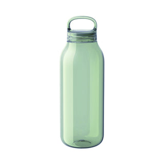 KINTO WATER Bottle 950ml translucent green copolyester water bottle with loop handle and screw top