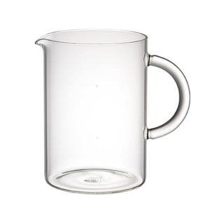 KINTO SLOW COFFEE STYLE Coffee Jug made of clear heat-resistant glass with a rounded handle and spout