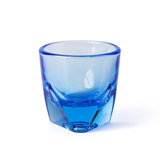 notNeutral VERO Espresso Glass 3oz in vibrant blue glass with thick base and smooth finish