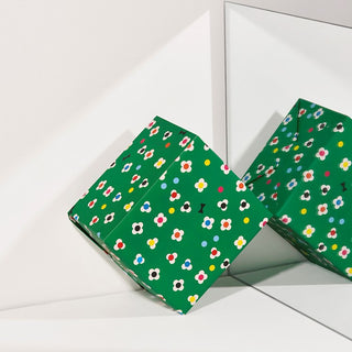 Paperplay Gift Wrapping Paper - Green Floral
