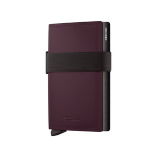 Secrid Bandwallet Matte in Plum, front view