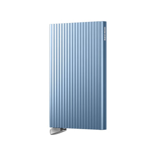 Secrid Cardprotector+ Fluted in Ice Blue, front view