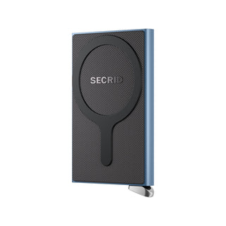 Secrid Cardprotector+ Fluted for MagSafe in Ice Blue, front view