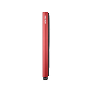 Secrid Cardprotector+ Fluted for MagSafe in Red, slim side profile