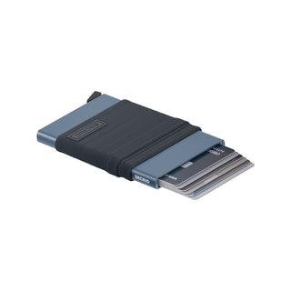 Secrid Flexwallet in Titanium, laid flat