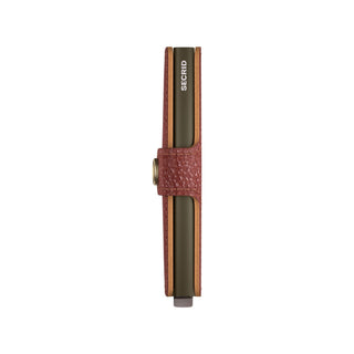 Secrid Miniwallet Veg in Tuscan, slim side profile
