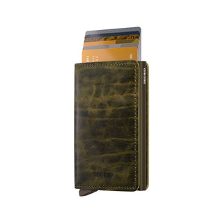 Secrid Slimwallet Dutch Martin in Cedar with cards extended