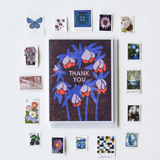 Heartell Press Winter Roses Thank You Card