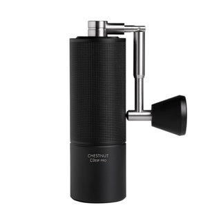 Timemore Chestnut C3 ESP PRO Grinder with textured black aluminum body and stainless steel handle