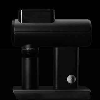 TIMEMORE Sculptor 078 Brew Grinder (120V) black aluminum electric coffee grinder side view