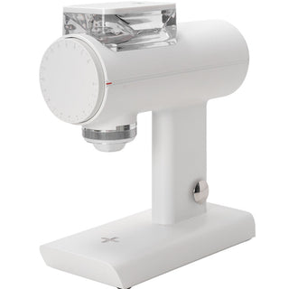 Timemore Sculptor 078S All-Purpose Grinder (120V) with white aluminum body and clear hopper top