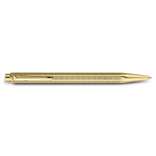 Caran d'Ache Gilded Ecridor Chevron Ballpoint Pen
